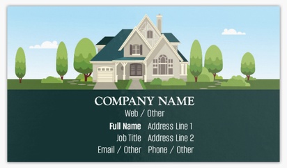 Design Preview for Insurance Glossy Business Cards Templates, Standard (3.5" x 2")