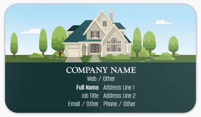 Design Preview for Home Inspection Rounded Corner Business Cards Templates, Standard (3.5" x 2")