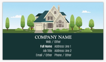 Design Preview for Design Gallery: Painting & Decorating Matte Visiting Cards, Standard (89 x 51 mm)