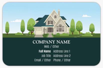 Design Preview for Design Gallery: Insurance Rounded Corner Business Cards, Rounded Standard (85 x 55 mm)