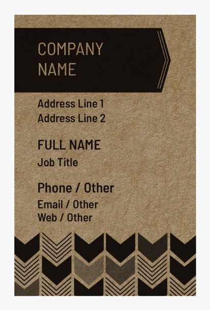 Design Preview for Design Gallery: Modern & Simple Kraft Business Cards, Standard (85 x 55 mm)