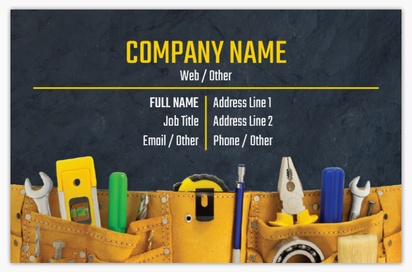 Design Preview for Handyman Business Cards Templates & Designs, Standard (85 x 55 mm)