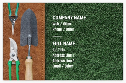 Design Preview for Gardening Business Cards Designs & Templates, Standard (85 x 55 mm)