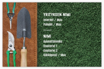 Mallin esikatselu Mallivalikoima: Puutarhatyöt & Maisemointi Standard-käyntikortit, Standard (85 x 55 mm)