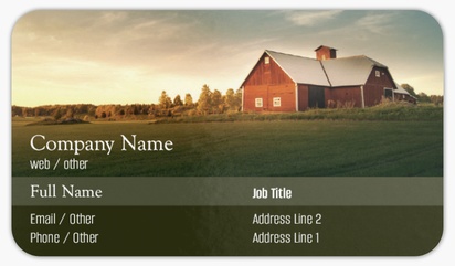 Design Preview for Design Gallery: Travel & Accommodation Rounded Corner Business Cards, Standard (3.5" x 2")