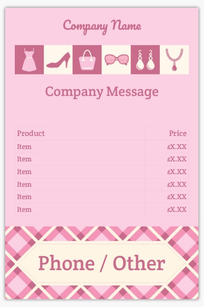 Design Preview for Design Gallery: Beauty & Spa Vinyl Banners, 122 x 183 cm