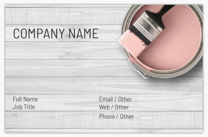 Design Preview for Design Gallery: Painting & Decorating Standard Business Cards, Standard (85 x 55 mm)