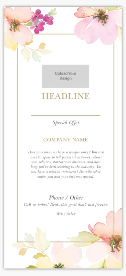 Design Preview for Design Gallery: Elegant Rate Cards
