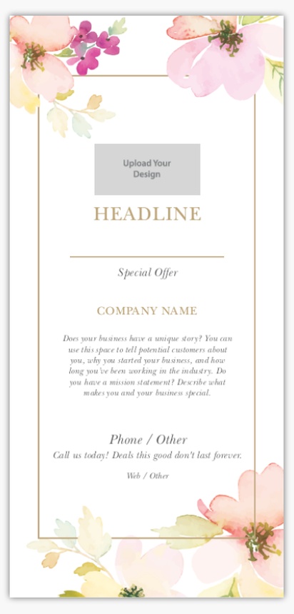 Design Preview for Design Gallery: Beauty & Spa Flyers, None DL