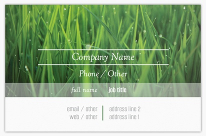 Design Preview for Design Gallery: Landscaping & Gardening Ultra-Thick Business Cards, Standard (85 x 55 mm)