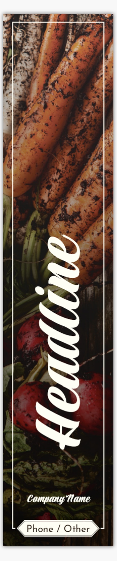 Design Preview for Design Gallery: Organic Food Stores Vinyl Banners, 76 x 366 cm