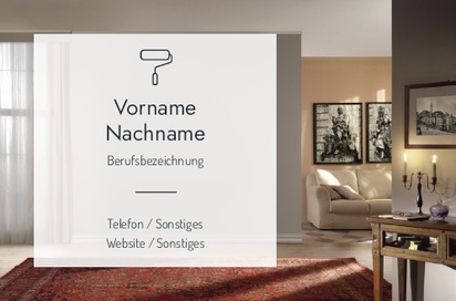 Designvorschau für Designgalerie: Standard-Visitenkarten Putz, Trockenbau & Wände, Standard (85 x 55 mm)