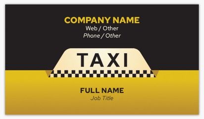 Design Preview for Design Gallery: Mini Bus & Coach HIre Matte Visiting Cards, Standard (89 x 51 mm)