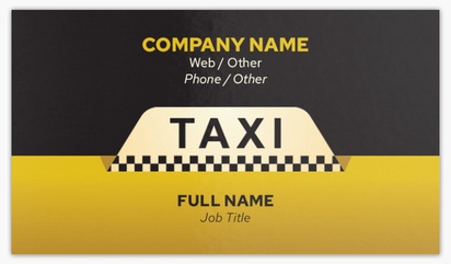 Design Preview for Design Gallery: Mini Bus & Coach HIre Standard Visiting Cards