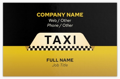 Design Preview for Design Gallery: Mini Bus & Coach HIre Ultra-Thick Business Cards, Standard (85 x 55 mm)