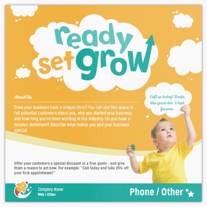 Design Preview for Design Gallery: Special Education Flyers & Leaflets,  No Fold/Flyer 210 x 210 mm