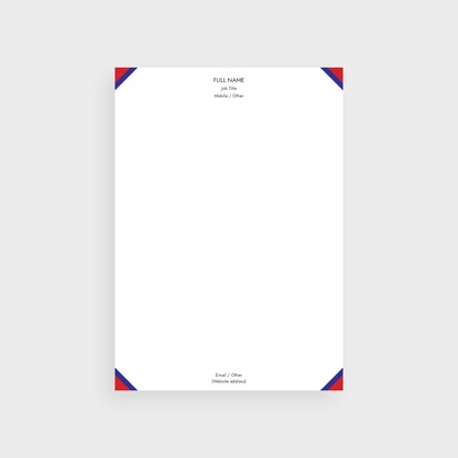 Design Preview for Design Gallery: Financial Planning Letterheads