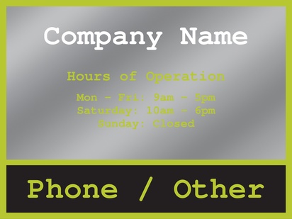 Design Preview for Design Gallery: Information & Technology Window Decals, 90 x 120 cm