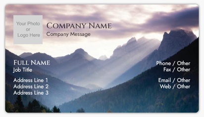 Design Preview for Templates for Travel & Accommodation Name Card Stickers 