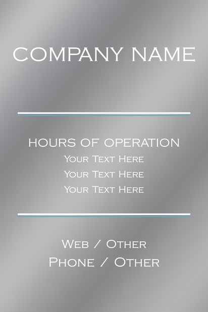 Design Preview for Design Gallery: Business Services Window Decals, 60 x 90 cm