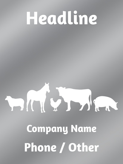 Design Preview for Design Gallery: Agriculture & Farming Window Decals, 45 x 60 cm