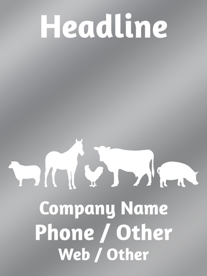 Design Preview for Design Gallery: Agriculture & Farming Window Decals, 90 x 120 cm