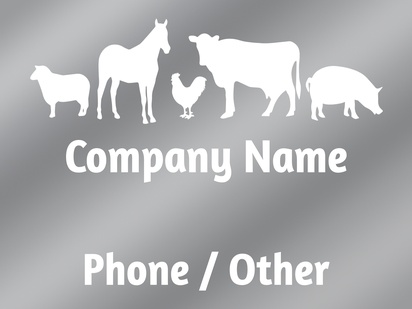 Design Preview for Templates for Agriculture & Farming Window Decals , 60 x 90 cm