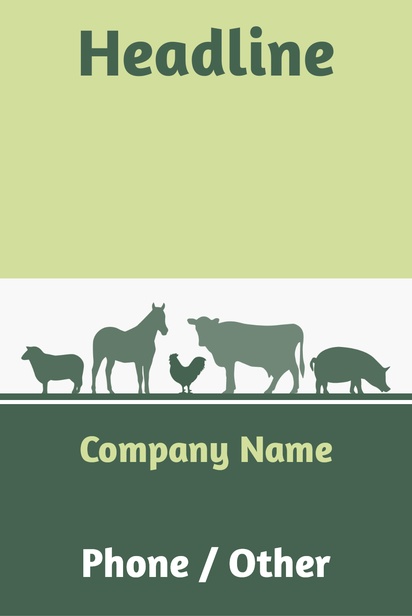 Design Preview for Design Gallery: Agriculture & Farming Window Decals, 50 x 75 cm