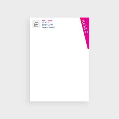 Design Preview for Design Gallery: Information & Technology Letterheads