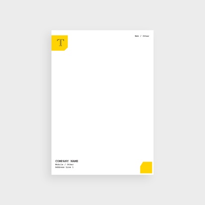 Design Preview for Design Gallery: Bulk Letterheads