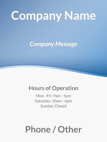 Design Preview for Templates for Business Services Window Decals , 45 x 60 cm