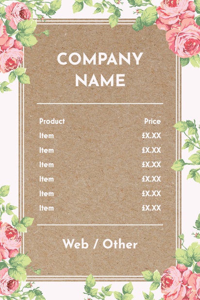 Design Preview for Templates for Business Services Window Decals , 50 x 75 cm
