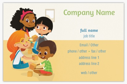 Design Preview for Design Gallery: Primary Schools Ultra-Thick Business Cards, Standard (85 x 55 mm)