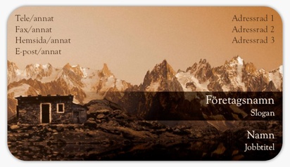 Förhandsgranskning av design för Designgalleri: Natur & landskap Självhäftande visitkort