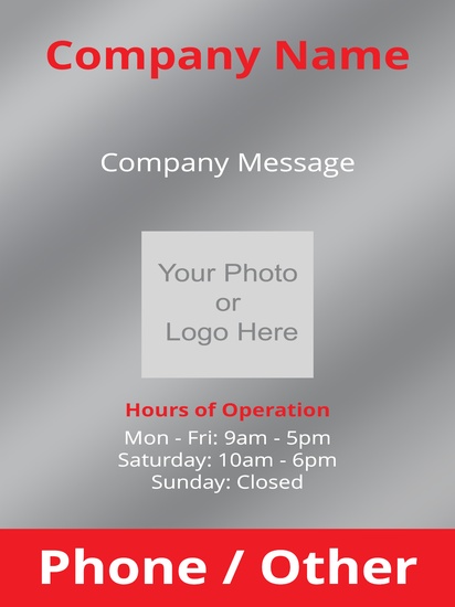 Design Preview for Design Gallery: Retail & Sales Window Decals, 32 x 50 cm
