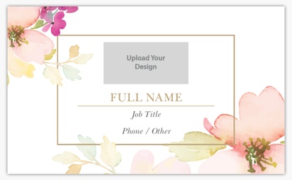 Design Preview for Design Gallery: Beauty Consulting & Pampering Standard Business Cards, Standard (91 x 55 mm)