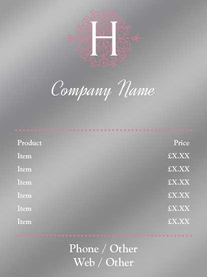 Design Preview for Templates for Window Decals , 90 x 120 cm