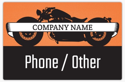Design Preview for Motorcycles Car Magnets Templates, 11.5" x 17.6"