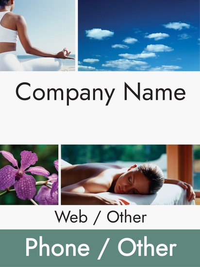 Design Preview for Templates for Health & Wellness Window Decals , 90 x 120 cm