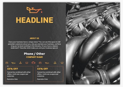 Design Preview for Design Gallery: Car Parts & Tyres Flyers & Leaflets,  No Fold/Flyer A5 (148 x 210 mm)