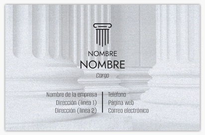 Vista previa del diseño de Galería de diseños de tarjetas de visita papel perla para derecho, seguridad pública y política