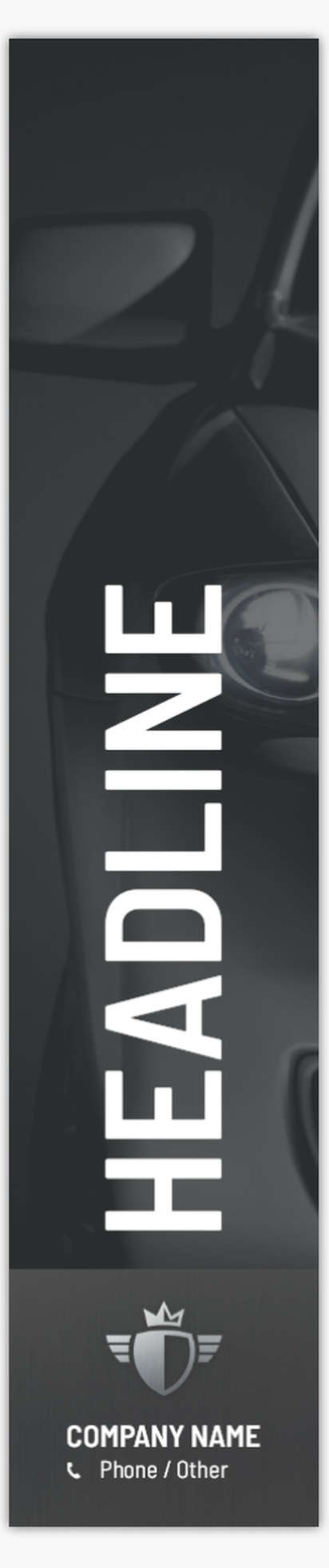 Design Preview for Design Gallery: Car Services Vinyl Banners, 76 x 366 cm