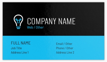 Design Preview for Electricians Standard Business Cards Templates, Standard (3.5" x 2")