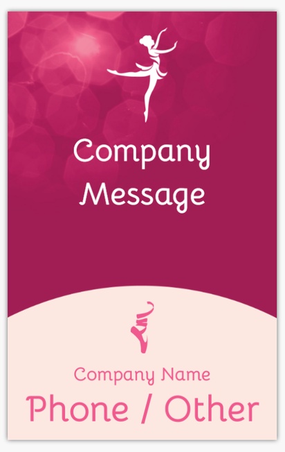 Design Preview for Design Gallery: Dance & Choreography Vinyl Banners, 76 x 122 cm