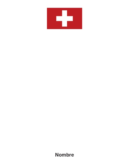 Un suizo cruz diseño blanco rojo