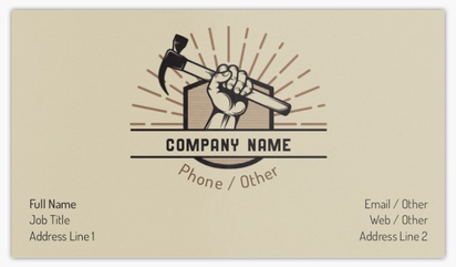 Design Preview for Retro & Vintage Premium Plus Business Cards Templates, Standard (3.5" x 2")