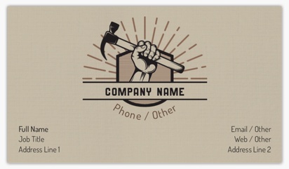 Design Preview for Retro & Vintage Linen Business Cards Templates, Standard (3.5" x 2")