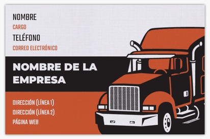 Vista previa del diseño de Galería de diseños de tarjetas con acabado lino para camiones
