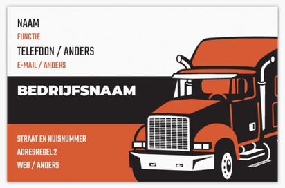 Voorvertoning ontwerp voor Ontwerpgalerij: Vrachtwagenchauffeur Matte visitekaartjes
