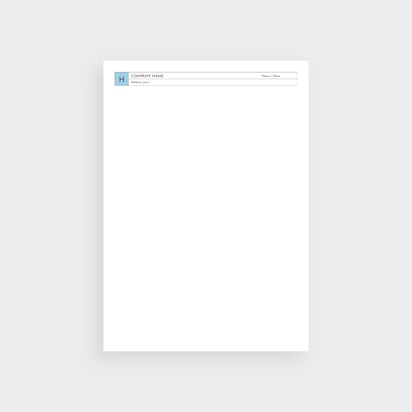 Design Preview for Design Gallery: Financial Planning Letterheads